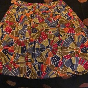 Talbots multicolor skirt size 10